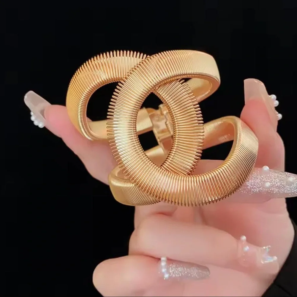 Anthropologie Gold-Tone Textured Bracelet - Picture 3 of 3